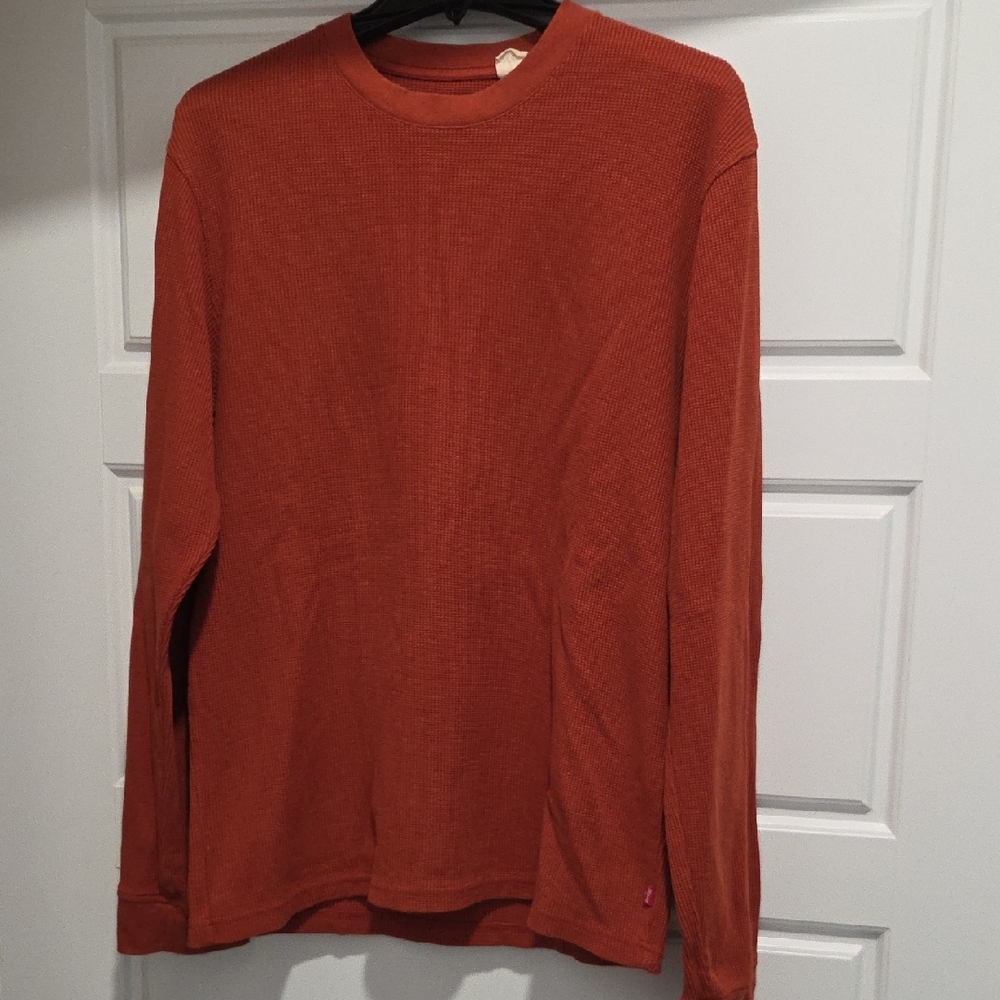 Men's Rust Long Sleeve Shirt